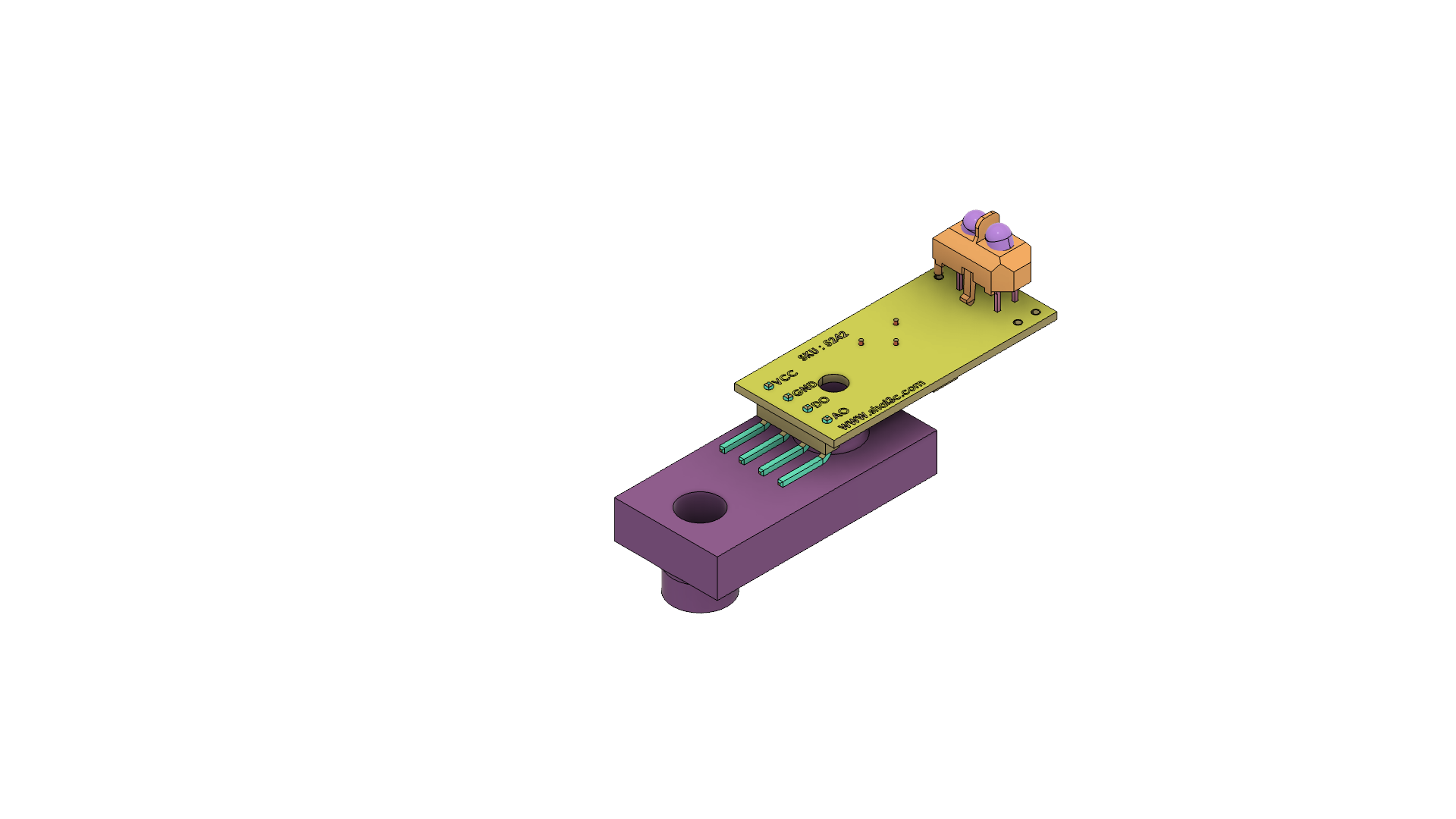 Line sensor mount 1