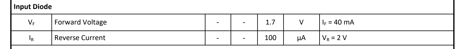 Tape sensor LED circuit