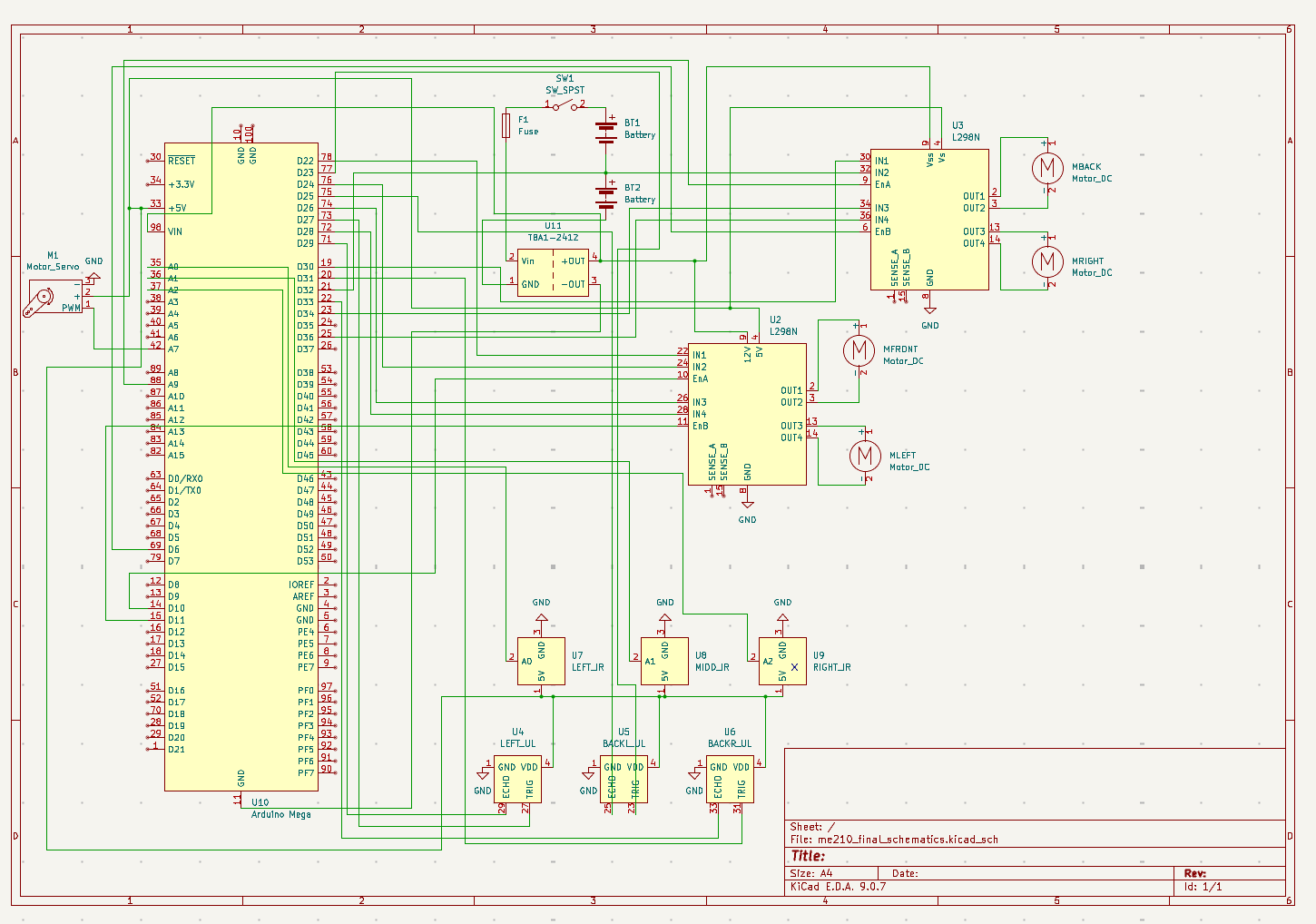 KiCad final schematic